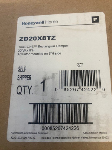 Honeywell truezone zd20x8tz - truezone,